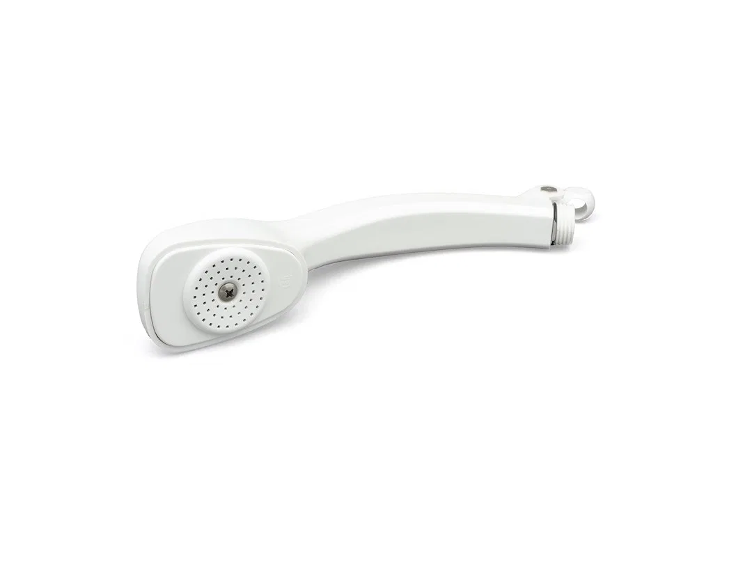94197 – B&B MOLDERS Shower Head, Hand-Held With 1/4 Inch Turn Leak Resistant Operation Polar White B&B Cross Referenc...